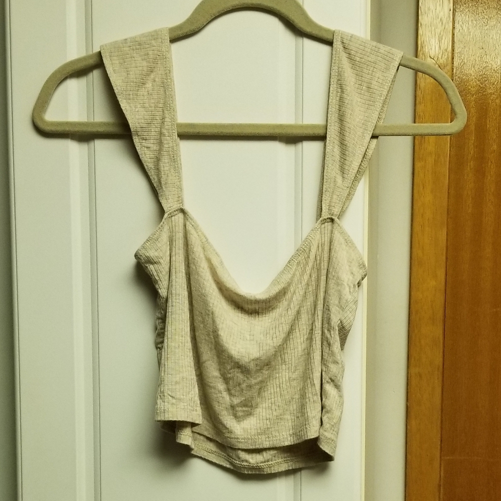 🍁🌺Free People Intimately crop ribbed tank/cami